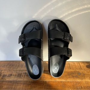 Shade & Shore Women's neida eva two band slide NWOT